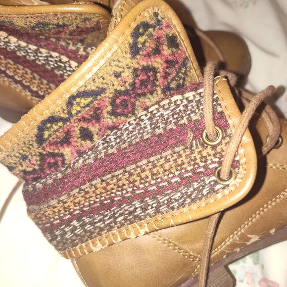 Rock & Candy Brown Lace-Up Ankle Booties - Picture 10 of 13